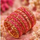 Artisanal kundan in velvet keepsakes #BanglesByVithra